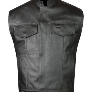 Maxwell Biker Leather Vest