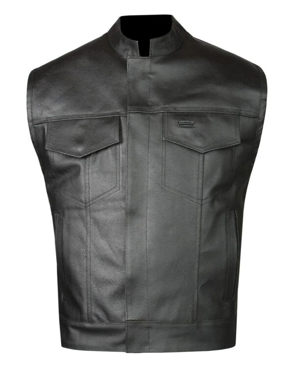 Maxwell Biker Leather Vest