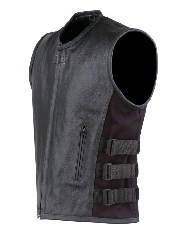 Jackson Biker Leather Vest - Image 3