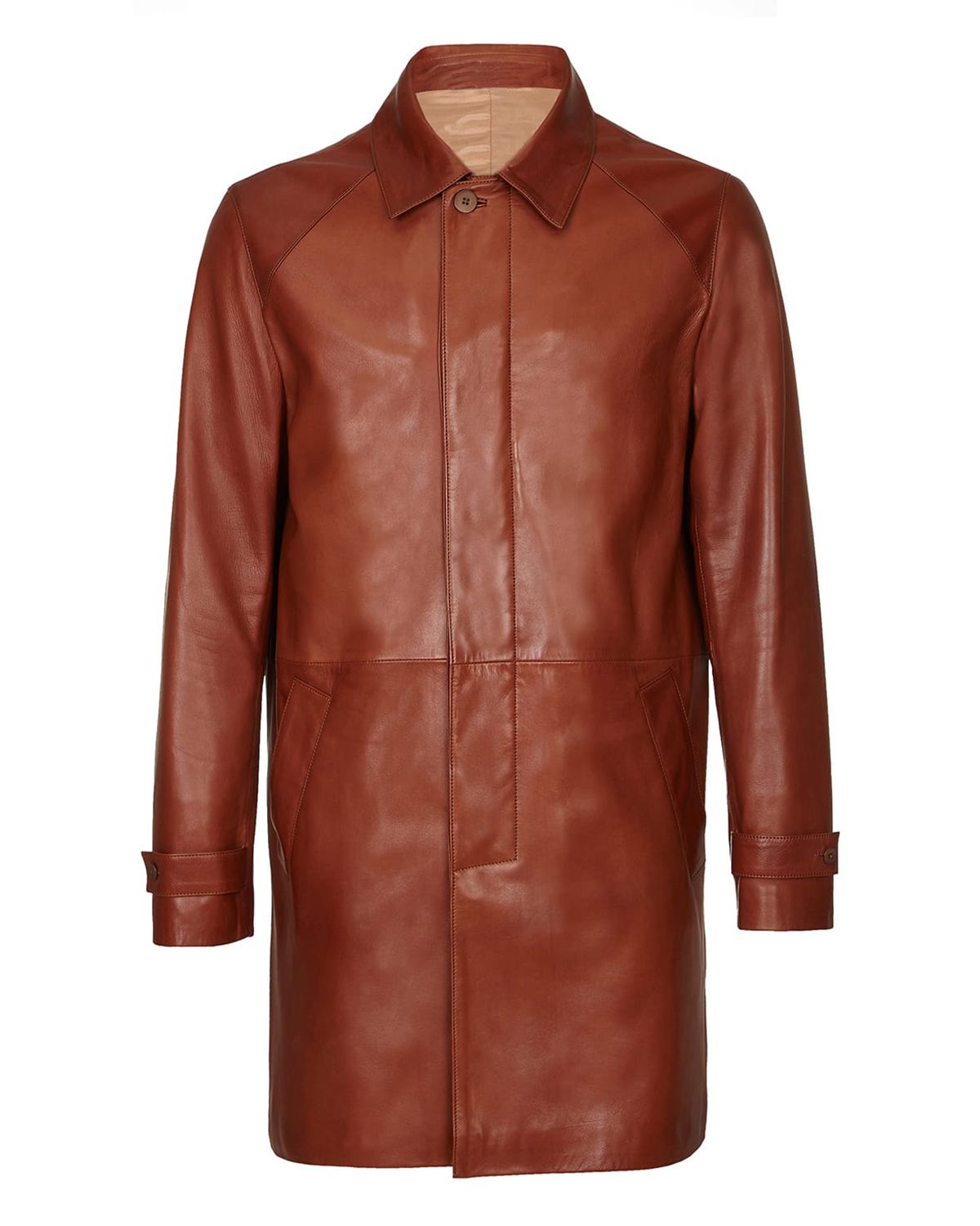 David Long Leather Coat