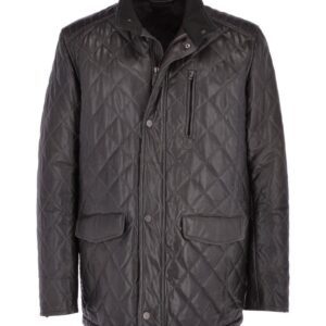 Ronnie Quilted Leather Coat