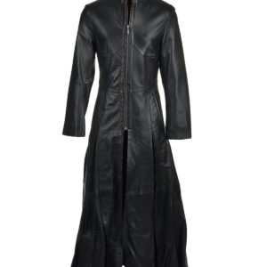 Nyla Gothic Leather Coat