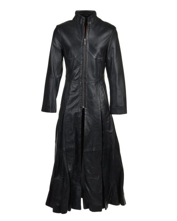 Nyla Gothic Leather Coat