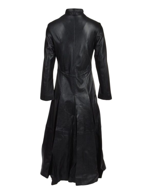 Nyla Gothic Leather Coat - Image 4