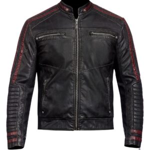 Caleb Biker Leather Jacket