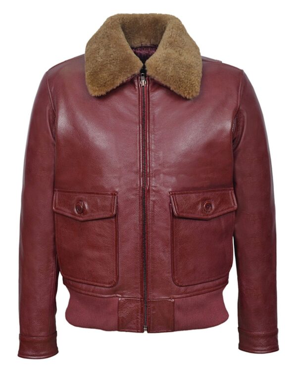 Kevin Bomber Leather Jacket