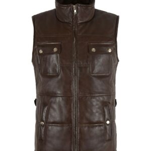 Isabella Quilted Leather Vest