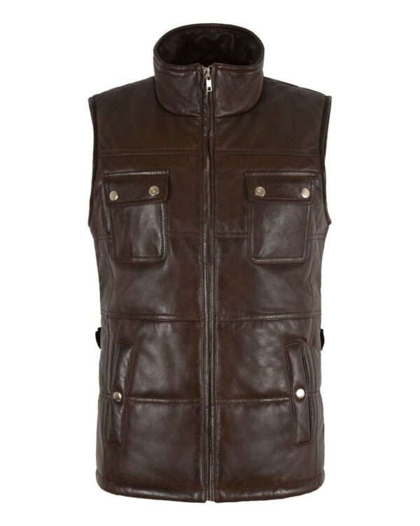 Isabella Quilted Leather Vest