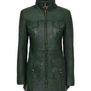 Shay Gothic Leather Coat