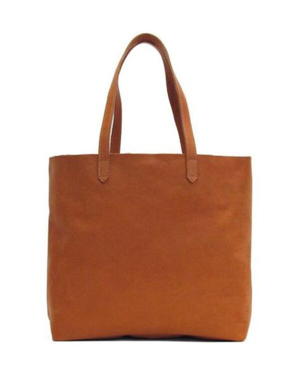 Full Grain Leather Tote Bag Style Handbag For Women by BUNERI