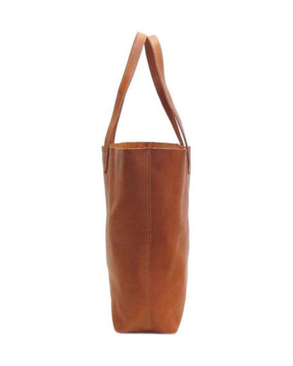 Full Grain Leather Tote Bag Style Handbag For Women by BUNERI - Image 3