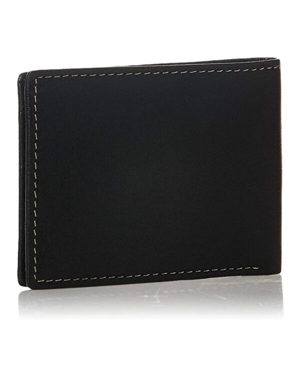 Men's Bifold Closure Genuine Leather Wallet by BUNERI - Image 3