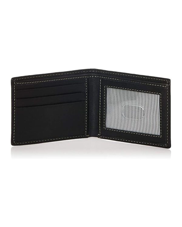 Men's Bifold Closure Genuine Leather Wallet by BUNERI - Image 4