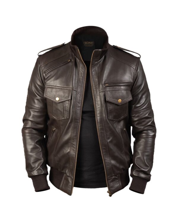 Frank Bomber Leather Jacket