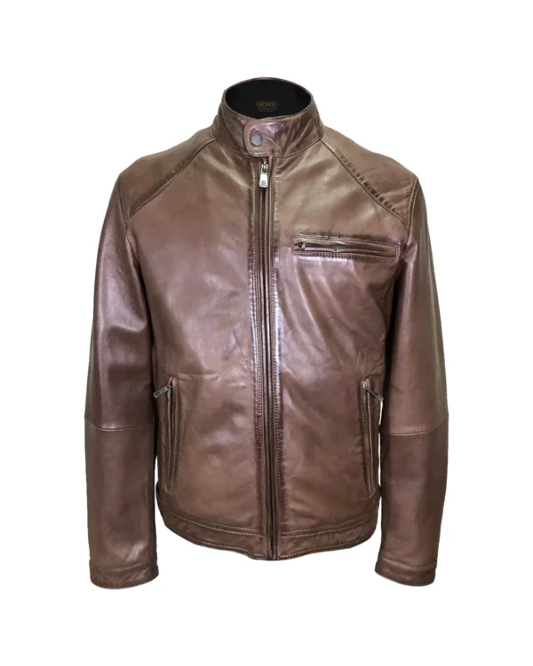 Skylar Biker Leather Jacket