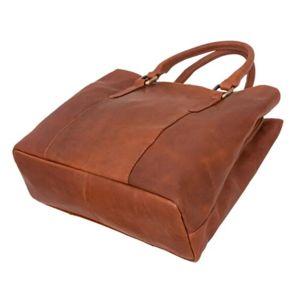 Elevate Brown Leather Handbag For Women - Image 7