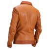 Luke Biker Leather Jacket - Image 4
