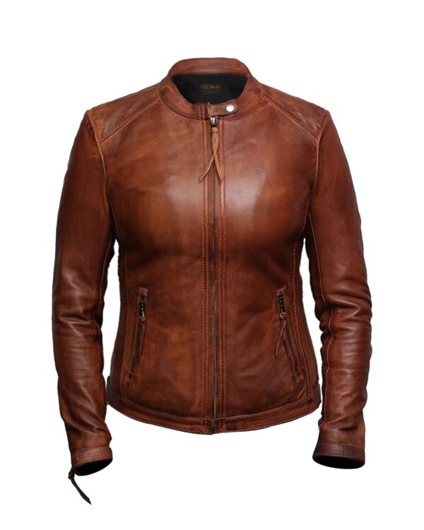 Ayla Biker Leather Jacket