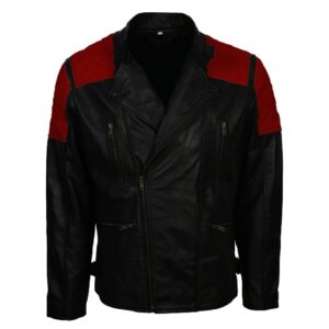 Black Mens Inferno Leather Jacket