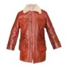 Dark Knight Rises Sheepskin Fur Winter Coat - Image 12