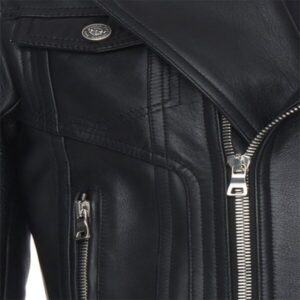 Fringe Leather Motorcycle Designer Jacket