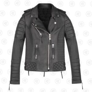 Kay Michaels Black Leather Jacket