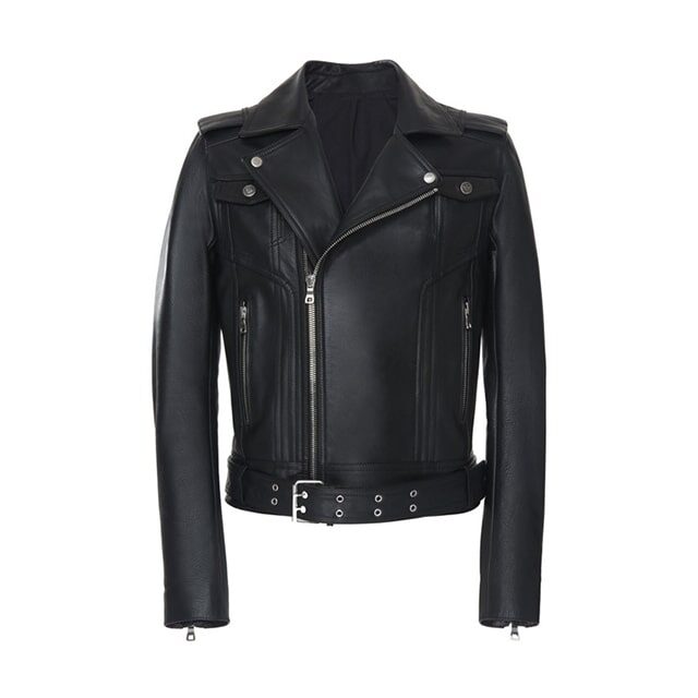 Fringe Leather Motorcycle Designer Jacket