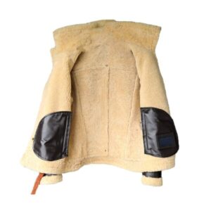 Men’s B3 Flight Suede Leather Fur Leather Jacket