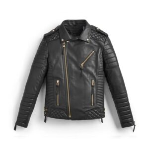 Men Black Designer New Fashion Leather Jacket