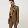 Men Straight Cut Genuine Leather Pant - Image 2
