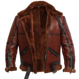 Men’s Authentic Shearling RAF British Bomber Jacket