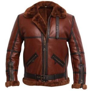 Men’s Authentic Shearling RAF British Bomber Jacket