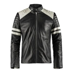 Men Mayhem Retro Motorcycle Leather Jacket