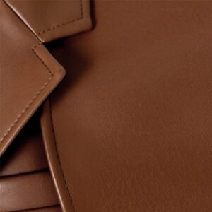 Women Convertible Lambskin Leather Blazer