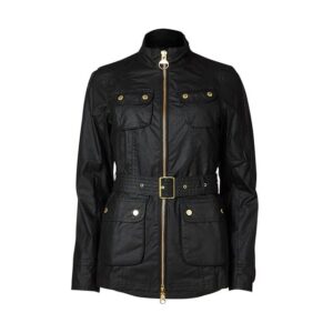 Women Black Winter Fashion Coat