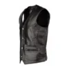 Men’s Traditional Leather Vest - Image 3