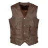 Men’s Traditional Leather Vest - Image 9