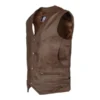 Men’s Traditional Leather Vest - Image 5