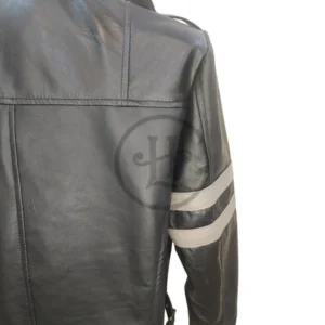 Men Leon Kennedy Sheepskin Leather Jacket