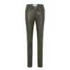 Men’s Black Skin Fit Leather Pants