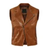 Men’s Distressed Leather Vest