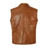Men’s Distressed Leather Vest - Image 5