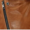 Men’s Distressed Leather Vest - Image 2
