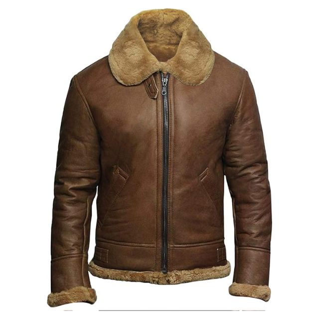 Brown Shearling Sheepskin Jacket