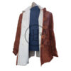 Dark Knight Rises Sheepskin Fur Winter Coat - Image 9