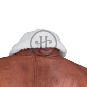 Dark Knight Rises Sheepskin Fur Winter Coat