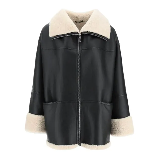 Women B3 RAF Aviator Sheepskin Shearling Jacket