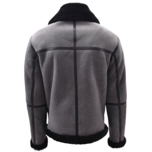 BUNERI Men’s Original RAF Flying Sheepskin Leather Jacket