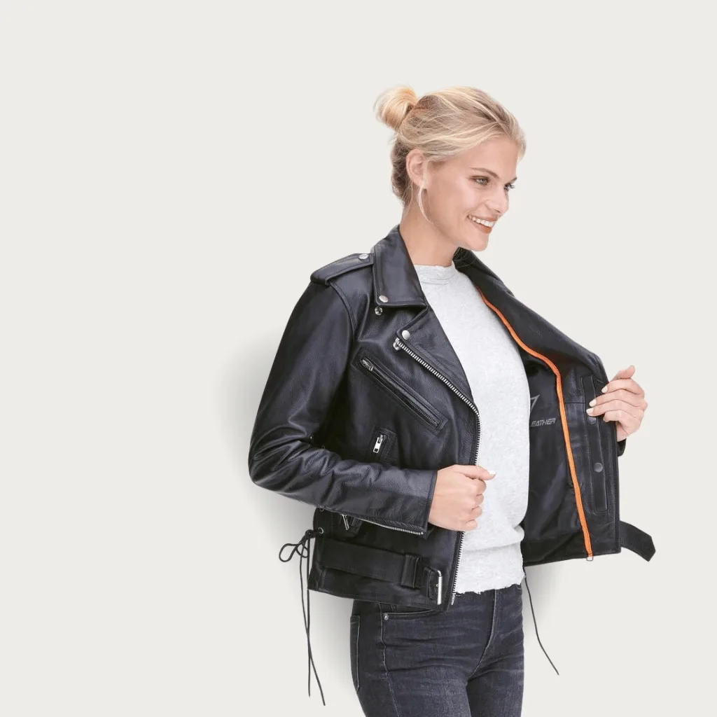 Women's Real Leather Jackets Buneri Europe