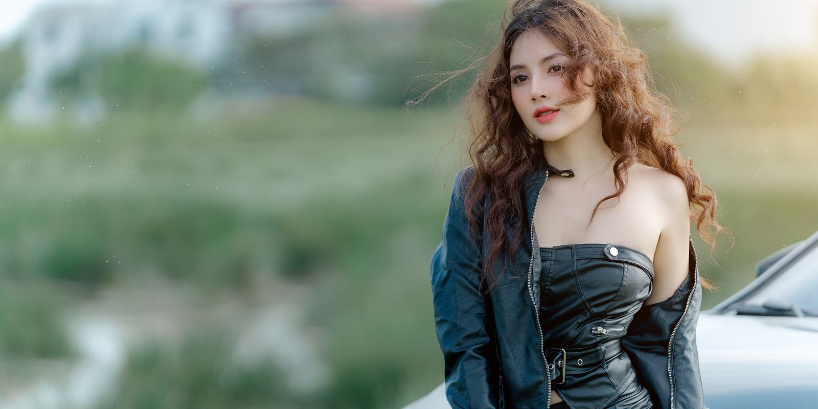 How to Wear a Leather Jacket with a Dress Buneri Europe